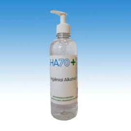 Alkoholos kézfertőtlenítőszer HA70+,  1 L-es  kiszerelésben, pumpás, baktericid, virucid, mikobaktericid, biocid