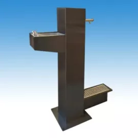 ivókút, álló ivókút, kültéri ivókút, rozsdamentes ivókút, rozsdamentes acél ivókút, kétszemélyes ivókút, dupla ivókút