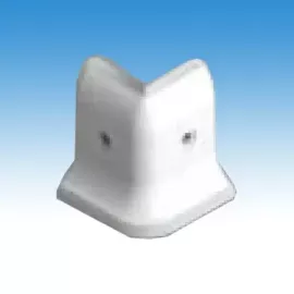 Külső sarokelem, lábazatvédőhöz, 100 mm, PVC