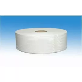 Kétrétegű mini jumbo WC papír, fehér, D190 mm-es tekercsben. 12 db-osával rendelhető!