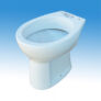 Kép 1/2 - WC csésze,porcelán WC,álló WC,hátsó kifolyású WC,akadálymentes WC,mozgáskorlátozott WC