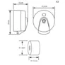Kép 2/2 - BKH0032611 - WC papír tartó,WC papír tartó fali,WC papír adagoló,toalettpapír tartó,papír adagoló                                                                                                                                                              
