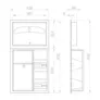 Kép 2/2 - BKH0037341 - WC papír tartó,WC papír tartó fali,WC papír adagoló,toalettpapír tartó,papír adagoló, ülőketakaró papír adagoló,WC ülőke takaró, hulladékgyűjtő, szemetes                                                                                         