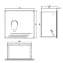 Kép 2/2 - BKH0109141 - kézszárító,infrás kézszárító,elektromos kézszárító,kézszárító gép,közepes teljesítményű kézszárító,kézszárítók,elektromos kézszáritó                                                                                                              