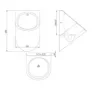 Kép 2/2 - BKH4060941 - rozsdamentes piszoár,piszoár,pissoir,vizelde                                                                                                                                                                                                      