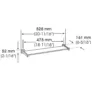 Kép 2/2 - MEDAI0720C - piperepolc,rozsdamentes piperepolc,fürdőszoba polc                                                                                                                                                                                                