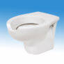 Kép 1/2 - WC csésze,porcelán WC,fali WC,hátsó kifolyású WC,akadálymentes WC,mozgáskorlátozott WC