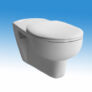 Kép 1/2 - WC csésze,porcelán WC,fali WC,hátsó kifolyású WC,akadálymentes WC,mozgáskorlátozott WC