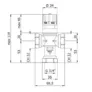 Kép 2/2 - THMIX-3/4" - keverőszelep, termosztatikus keverő, termosztátos keverőszelep, termosztatikus szelep                                                                                                                                                             