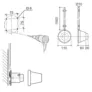 Kép 2/2 - V802401 - pneumatikus WC-öblítőtartály,WC öblítő szelep,nyomógomb                                                                                                                                                                                              