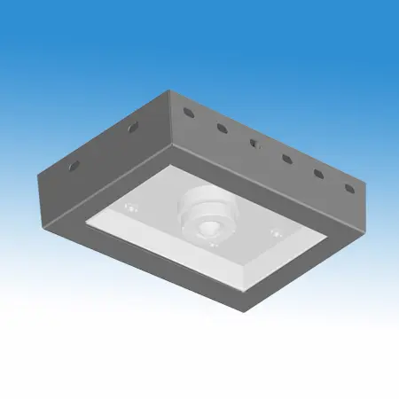 Beltéri LED világítás modul jelenlétérzékeléssel, 18 W 400x268x84 mm r.m. acél dobozban falra/plafonra csavarozható arma