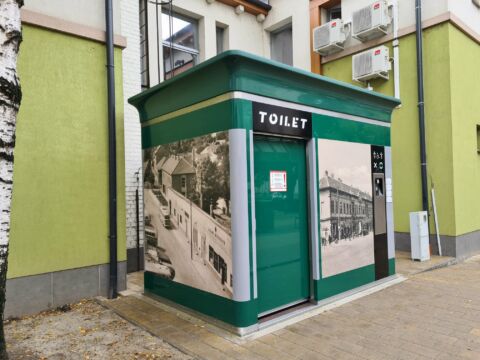 Automatikus nyilvános WC új generációja